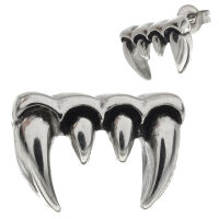 Stainless Steel Stud Earrings - “Fangs”