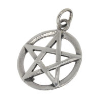 925 Sterling silver pendant - pentagram