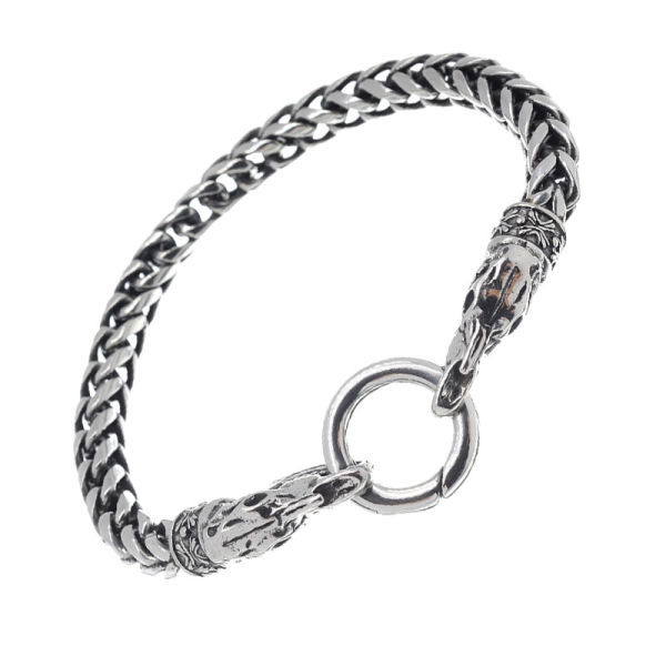 Stainless Steel Bracelet with Clipring