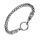 Stainless Steel Bracelet with “Skeletonized Snake...