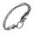 Stainless Steel Bracelet with “Skeletonized Snake...
