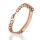 Edelstahlarmband mit Gravurplatte PVD-Rosegold