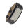 Leather Bracelet with Engraving Plate - Brown/Steel