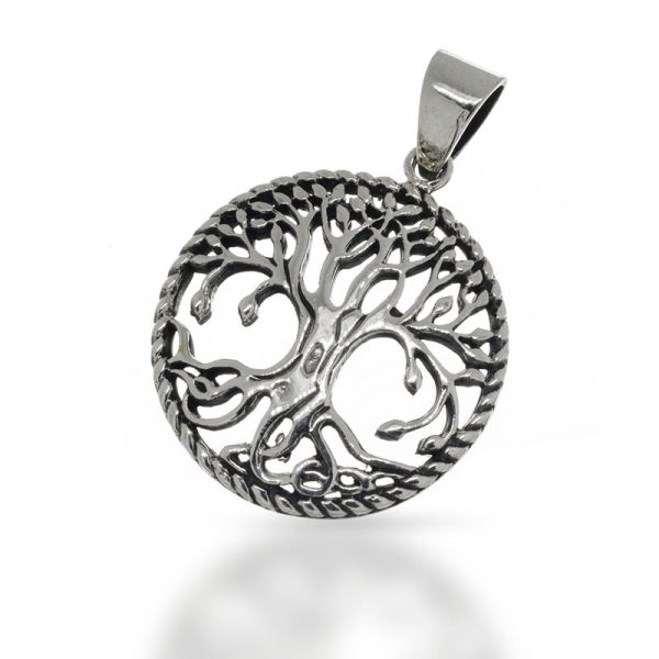 925 Sterling Silver Pendant - Tree Of Life "Yggrdasil"