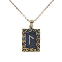 Bronzeanhänger Rune L - Laguz