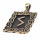 Bronzeanhänger Rune S - Sowilo