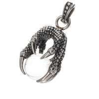 Stainless Steel Pendant - Monster Claws with Sphere