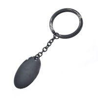 Key fob with engraving plate