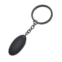 Key fob with engraving plate