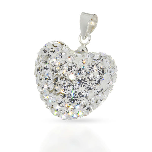 925 Sterling Silberanhänger - Anhänger- Herz "Anja"