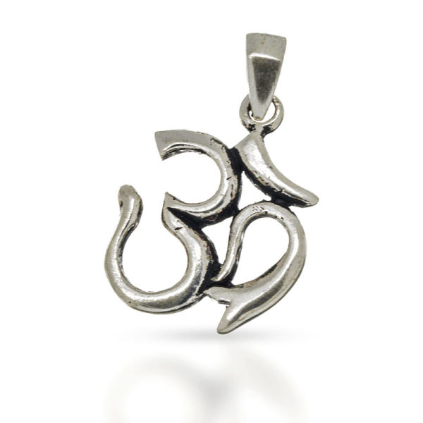 925 Sterling Silberanhänger - Om "Li" 23 x 21 mm