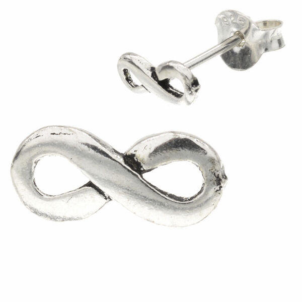 925 Sterling Silberohrstecker – Lemniskate (Infinity) - 11