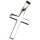 Edelstahlanhänger - Kreuz Stahl