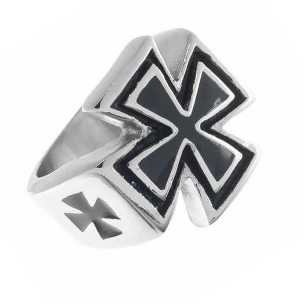 Edelstahlring - Eisernes Kreuz 54 (17,2 Ø) 6,8 US