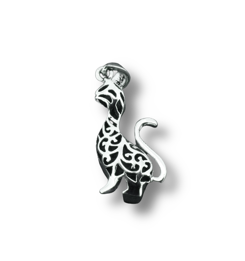 925 Sterling Silberanhänger - Katze "Hana"