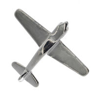 Edelstahlanhänger - Flugzeug Stahl