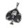 Stainless steel pendant - pirate spade heart