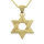 Stainless steel pendant "Star of David" 12-