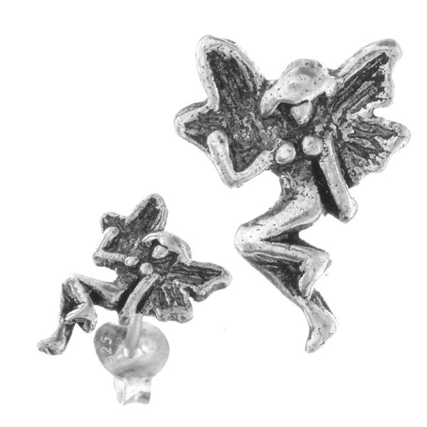 925 Sterling silver ear studs - fairy