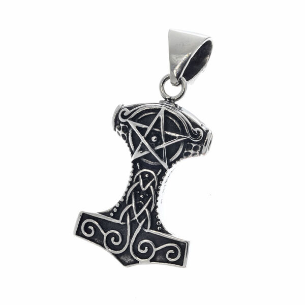 Stainless Steel Pendant - Thors Hammer