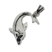 Stainless steel pendant - Dolphin