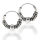 Bali-Creolen „Bamar“ aus 925er Silber – Wellenornamente und Rillen, 12 mm (Paar)