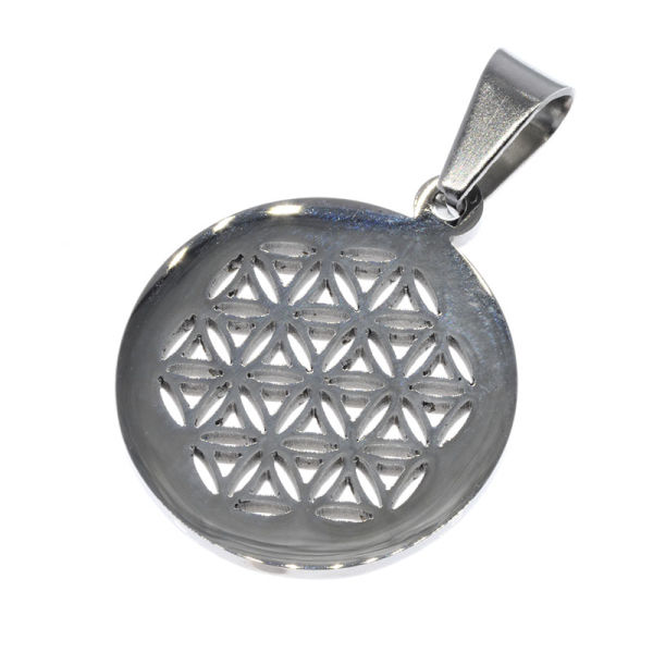 Stainless Steel Pendant - Flower of Life