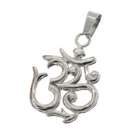 Stainless steel pendant - "Om"