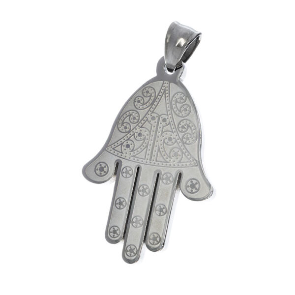 Stainless steel Pendant - Hand of Fatima