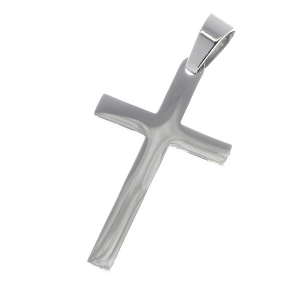 Edelstahlanhänger - Kreuz