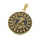 Stainless steel pendant - Benedictus medal - St Benedict