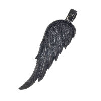 Stainless steel pendant - angel wings