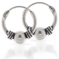 Bali-Creolen „Bimar“ aus 925er Silber –...