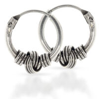 Bali-Creolen „Bamero“ aus 925er Silber...
