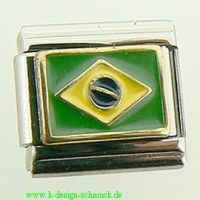 Charms - Flagge Brasilien