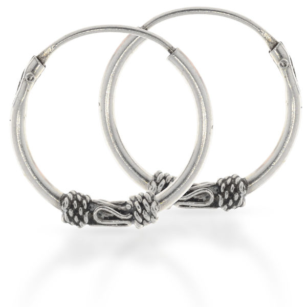 925 Sterling Silber Balicreole 14 mm