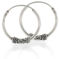 925 Sterling Silber Balicreole 14 mm