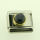 Charms - Echtstein blue Goldstone