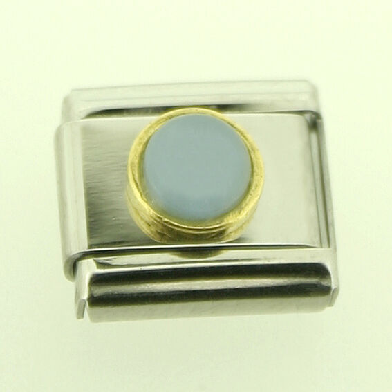 Charms - Echtstein blauer Quartz