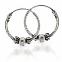 Bali-Creolen „Bula“ aus 925er Silber –...