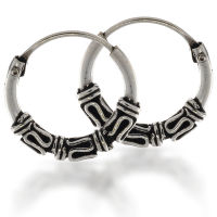 925er Sterlingsilber Balicreole 12 mm
