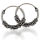 925er Sterlingsilber Balicreole 12 mm
