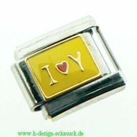 Charms - I love you Gelb