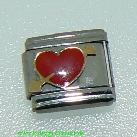 Charms - Herz mit Pfeil