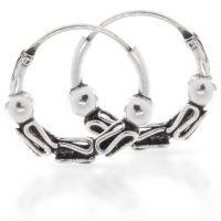 925er Sterlingsilber Balicreole 12 mm