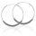 925 Sterling Silber Balicreole 33 mm