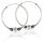 Bali Hoop Earrings “Crea” in 925 Sterling Silver – Bead and Rope Detail (Pair)