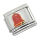 Stainless Steel Charm Link – Red Christmas Bell