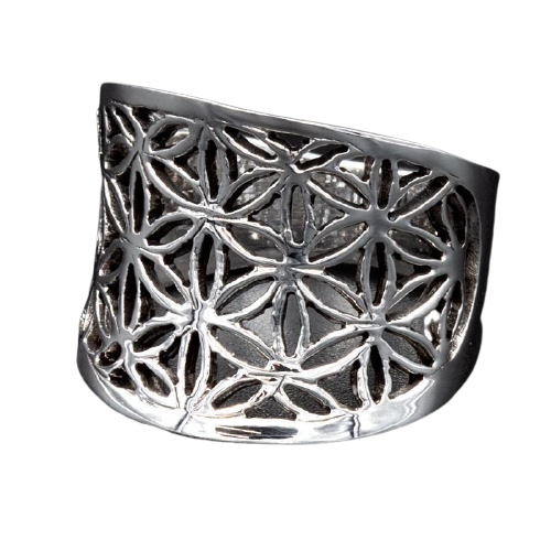 925 Sterling Silberring - Blume des Lebens 62 (22,7 Ø) 10,0 US