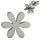 Stainless Steel Stud Earrings - Blossom - Steel